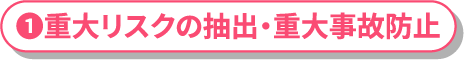 �d�僊�X�N�̒��o�E�d�厖�̖h�~