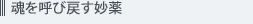 魂を呼び戻す妙薬