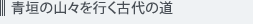 青垣の山々を行く古代の道