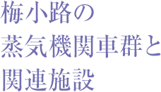 梅小路の蒸気機関車群と関連施設