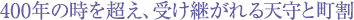400年の時を超え、受け継がれる天守と町割