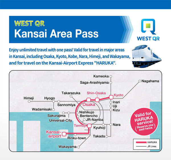 WEST QR Kansai Area Pass