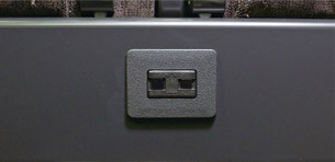 Power outlet for each seat
