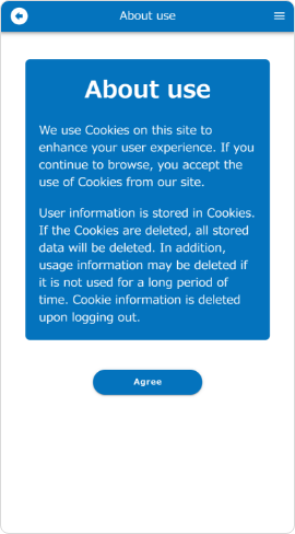 Read about the app’s usage information and tap [Accept].