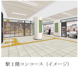 駅1階コンコース(イメージ)