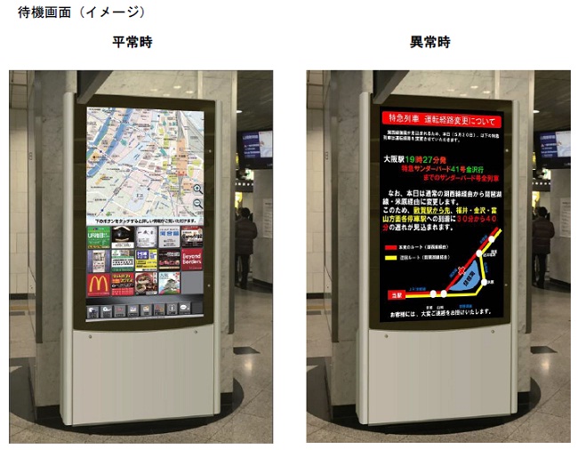 待機画面(イメージ)