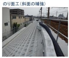 斜面の補強