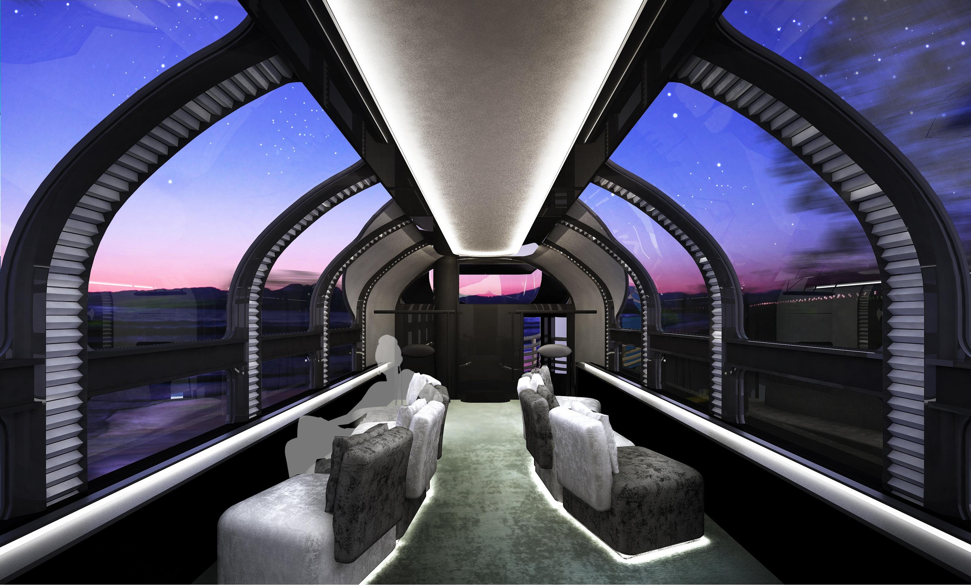 展望車(夜)