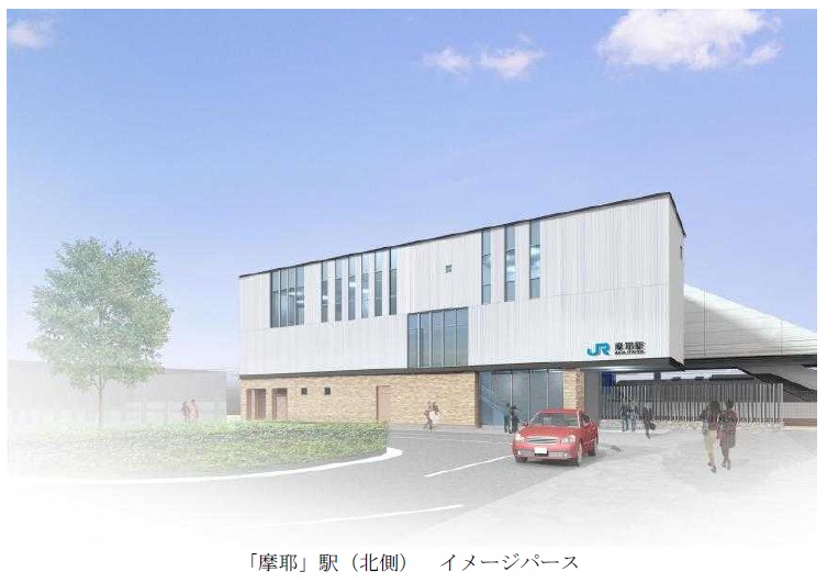 摩耶駅(北側)イメージパース