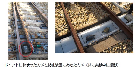 カメによる列車輸送障害を防ぐ技術