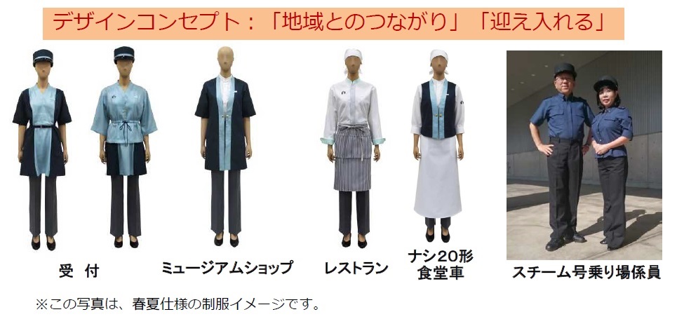 博物館の制服