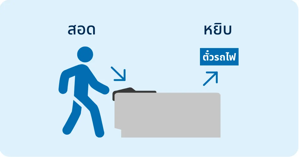 ตั๋วที่มีด้านหลังสีดำ